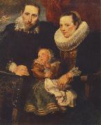 DYCK, Sir Anthony Van Family Portrait hhte oil on canvas